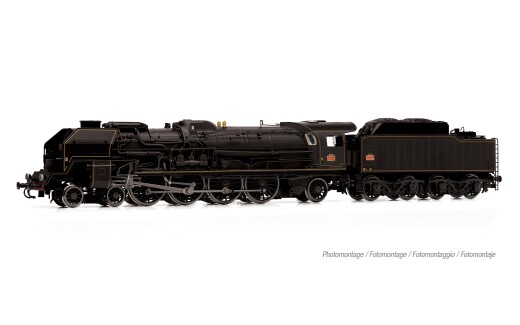 Jouef HJ2478S - H0 SNCF, Dampflokomotive 241 P 31 mit Tender 34 P, mit Multiprotokol-Sounddecoder