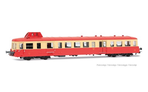 Jouef Loisirs HJ2623 - H0 SNCF, Dieseltriebwagen X 3800, rotes Dach