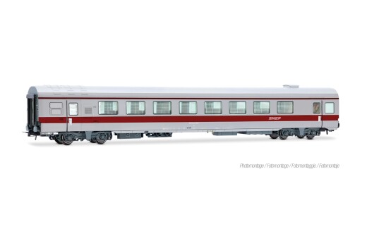 Jouef HJ4212 - H0 SNCF, Funktechnik-Messwagen in grau-roter Farbgebung
