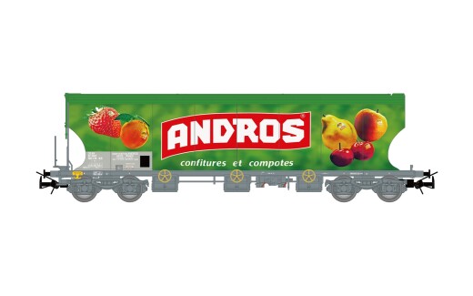 Jouef HJ6318 - H0 SNCF, 4-achs. Zuckersilowagen &bdquo;ANDROS&rdquo;, gr&uuml;n