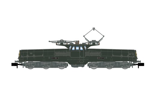 Arnold HN2584S - N SNCF, Elektrolokomotive CC 14014 in gr&uuml;n-gelber Farbgebung, mit Multiprotokoll-Sounddecoder