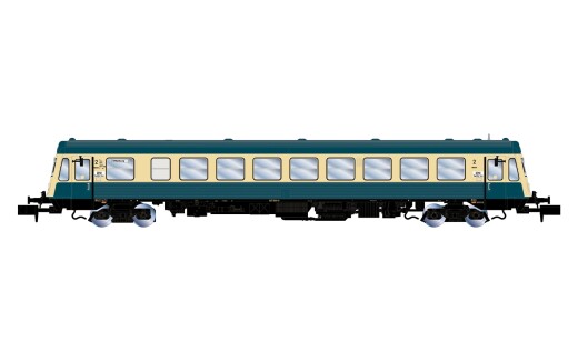 Arnold HN2696 - N DB, 4-achs. Dieseltriebwagen Baureihe 627.0, blau-beige Farbgebung