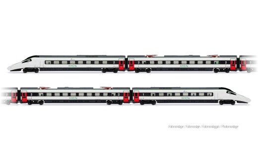 Arnold HN2699S - N FS Trenitalia, 4-tlg. Grundset des ETR 610, neue EuroCity-Farbgebung, mit Multiprotokoll-Sounddecoder