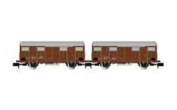 Arnold HN6715 - N FS, 2-tlg. Set Gs-Wagen, braune...