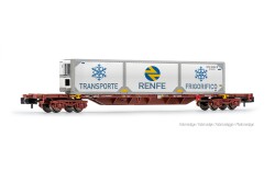 Arnold HN6729 - N RENFE, MMC3-Containerwagen, braune...