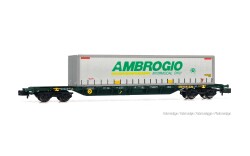 Arnold HN6730 - N CEMAT, Containerwagen Sgnss, gr&uuml;n,...