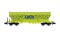 Arnold HN6737 - N D-GATX, 4-achs. Getreidesilowagen mit runden Seitenw&auml;nden, neongr&uuml;ne &bdquo;Getreide&ldquo;-Farbgebung, gro&szlig;es &bdquo;GATX&ldquo;-Logo