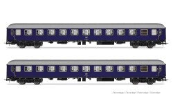 Rivarossi HR4415 - H0 DB, 2-tlg. Set Liegewagen Bcm 243,...