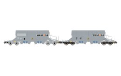 Rivarossi HR6688 - H0 D-WASCO, 2-tlg. Set 4-achs....