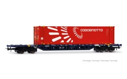 Rivarossi HR6705 - H0 Mercitalia Intermodal, 4-achs....
