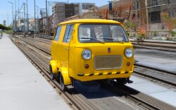 Rivarossi HR9005D - H0 FS, Draisine Fiat 500 mit...