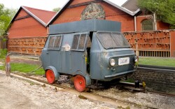 Rivarossi HR9008 - H0 Draisine Fiat 500 mit niedrigen...