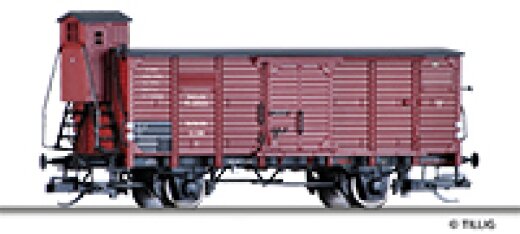 Tillig 17935 - TT Gedeckter G&uuml;terwagen G Karlsruhe der DRG, Ep. II