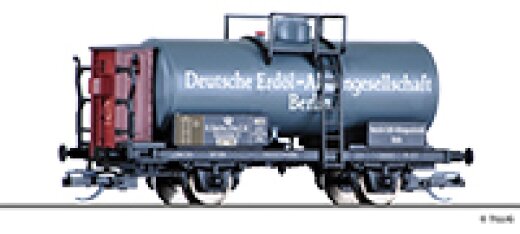 Tillig 95878 - TT Kesselwagen &bdquo;Deutsche Erd&ouml;l-Aktiengesellschaft&ldquo;, eingestellt bei der K.S&auml;chs.Sts.E.B., Ep. I