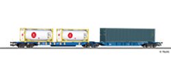 Tillig 77082 - H0 Doppeltragwagen Sdggmrs 744 der...