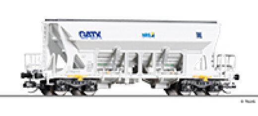 Tillig 15337 - TT Selbstentladewagen Faccns der GATX / NRS / Basalt AG, Ep. VI
