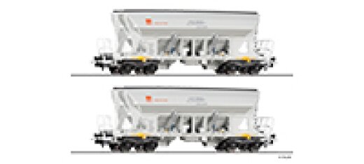 Tillig 70086 - H0 G&uuml;terwagenset der HVLE, bestehend aus zwei Selbstentladewagen Faccns, Ep. VI