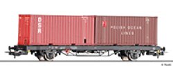 Tillig 77088 - H0 Containertragwagen Lgkks 4444 der DR,...