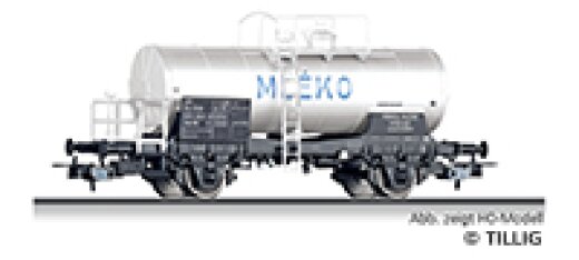 Tillig 95363 - TT Kesselwagen Uh &bdquo;Mleko&ldquo; der ČSD, Ep. IV