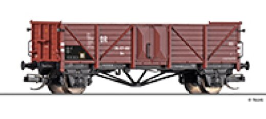 Tillig 95581 - TT Offener G&uuml;terwagen Om der DR, Ep. III -FORMNEUHEIT-