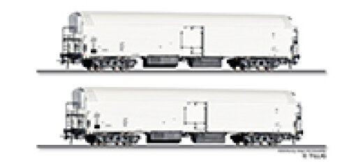 Tillig 01144 - TT G&uuml;terwagenset der DR, bestehend aus zwei Maschinenk&uuml;hlwagen Iaghqrs, Ep. IV -FORMNEUHEIT-