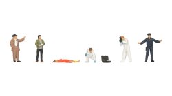 NOCH 15071 - H0 Kriminalpolizei mit Leiche