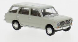 Brekina 22429 - Brekina, Fiat 124 Familiare, grau, 1966,...