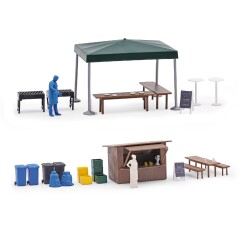 Busch 1860 - Au&szlig;engastronomie H0