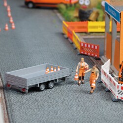 Busch 1867 - Verkehrsh&uuml;tchen aufstellen H0