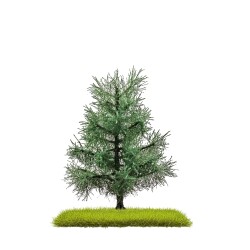 Busch 3801 - 2 Tannen 80 mm H0/N/TT