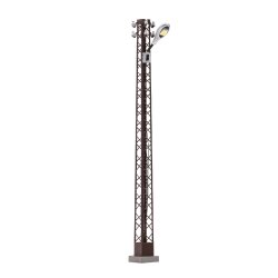 Busch 4183 - Rost Gittermastl. wei&szlig; oval H0