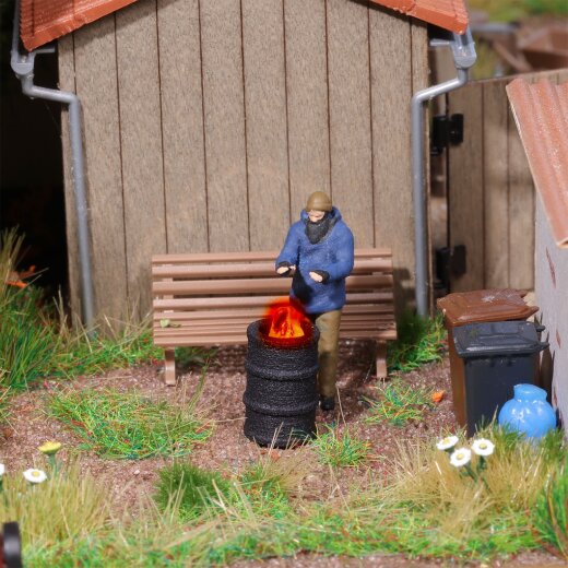 Busch 5434 - Feuertonne H0