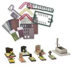 Busch 8924 - Friedhof-Set TT