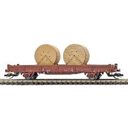 Busch 31519 - Flachwagen Ks/Kabeltrommel TT