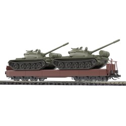 Busch 31650 - Flachwagen Samm 4818 T-55A TT