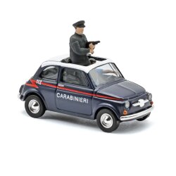 Busch 48738 - Fiat 500 Carabinieri 2 Figuren