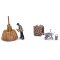 Busch 79941 - A-Set: Holz schichten H0