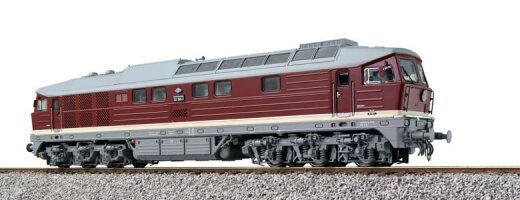 ESU 31352 - Diesellok, H0, BR132, 132 380 DR, bordeauxrot , Ep IV, Vorbildzustand um 1980, LokSound, Rauch, K&uuml;hlerl&uuml;fter DC/AC