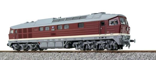 ESU 31353 - Diesellok, H0, BR132, 132 543 DR, bordeauxrot , Ep IV, Vorbildzustand um 1987, LokSound, Rauch, K&uuml;hlerl&uuml;fter DC/AC