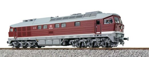 ESU 31354 - Diesellok, H0, BR132, 232 322 DB, bordeauxrot , Ep V , Vorbildzustand um 1995, LokSound, Rauch, K&uuml;hlerl&uuml;fter DC/AC
