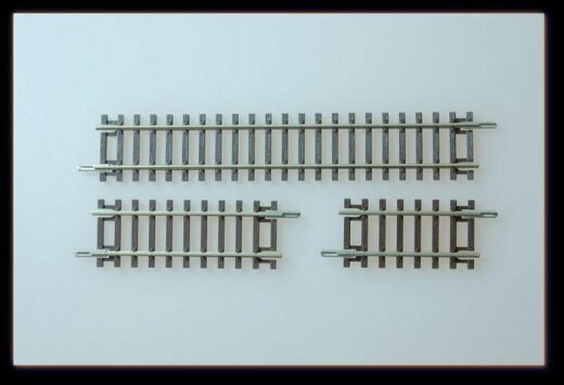 K&uuml;hn 71044 - TT G44, ger.Gleis 44mm Pack.6Stk.