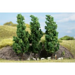 Auhagen 70940 - / Laubb&auml;ume dunkelgr&uuml;n 15 cm
