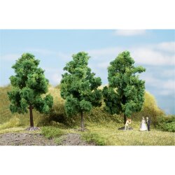Auhagen 70938 - / Laubb&auml;ume dunkelgr&uuml;n 11 cm