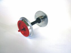 Piko 36166 -  G-Radsatz 30mm Wagen 2 St. (rot, Metall...