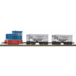 Piko 37151 - G-Start Set Werkbahn Diesellok GE 25T mit 2...