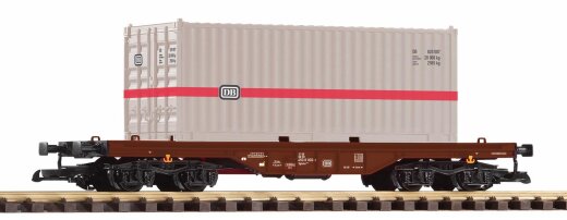 Piko  37747 - G-Containertragwg. mit 20 ft. Container DB IV