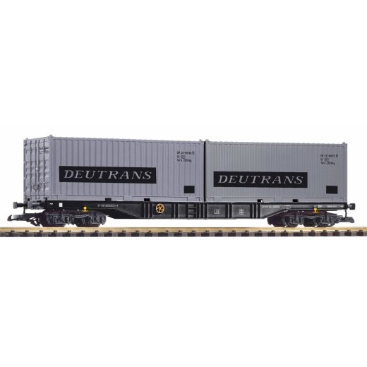Piko 37752 - G-Containertragwg. mit 2 Containern Deutrans DR IV