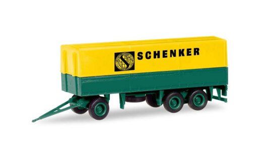 Herpa 013338 - MiniKit: Planen-H&auml;nger 3-achs &quot;Schenker&quot;