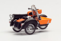 Herpa 053433-005 MZ 250 mit Beiwagen, orange