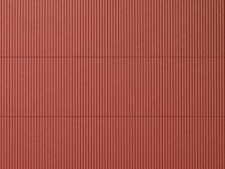 Auhagen 52430 - H0TT 1 Dekorplatte Wellblech rotbraun lose
